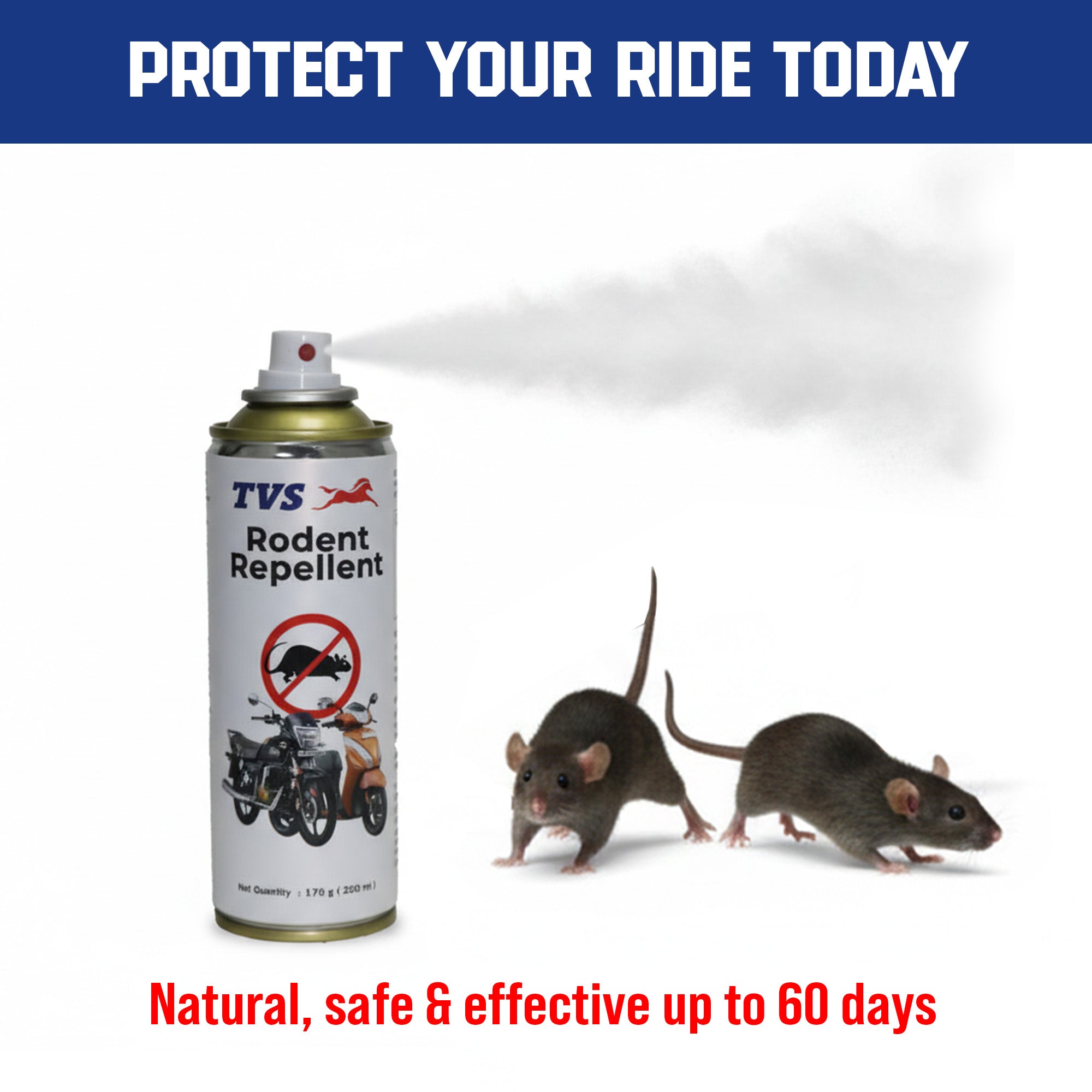 TVS Rodent Repellent | Keep Rodents Away from Your Vehicle